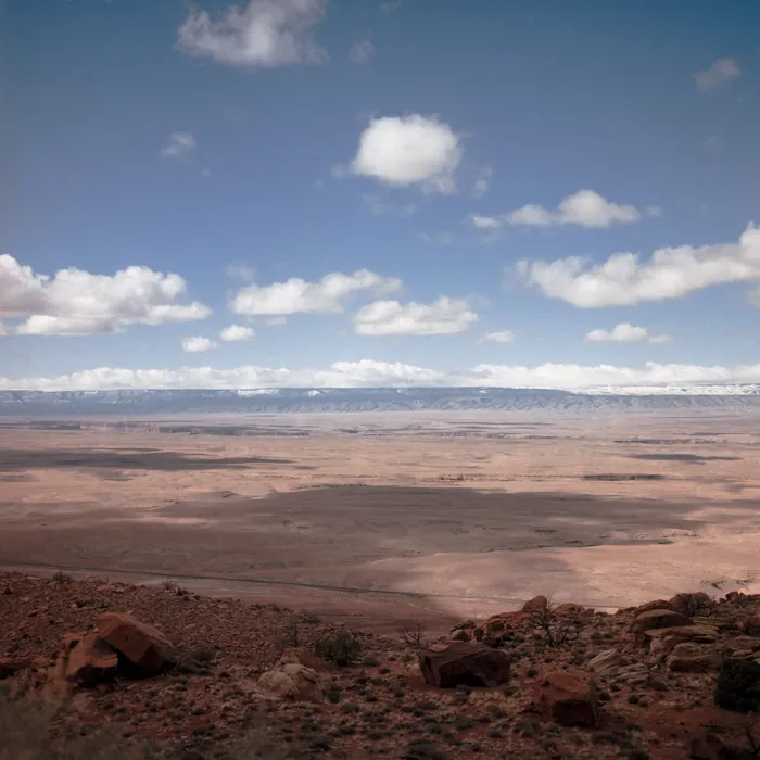 Analogfoto, aufgenommen mit Hasselblad 501cm auf Kodak Gold 200, Utah
